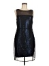 Bailey 44 Metallic Blue Cocktail Dress Size M - photo 1