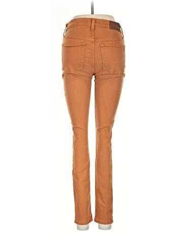 Madewell 9" Mid-Rise Skinny Jeans: Garment-Dyed Button-Front Edition (view 2)
