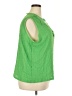 Assorted Brands 100% Polyester Green Sleeveless Blouse Size XXL - photo 4