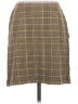 CAbi Plaid Brown Formal Skirt Size S - photo 2