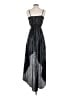 Express 100% Polyester Metallic Gray Cocktail Dress Size S - photo 2
