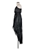 Express 100% Polyester Metallic Gray Cocktail Dress Size S - photo 5