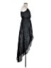 Express 100% Polyester Metallic Gray Cocktail Dress Size S - photo 4