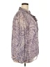 Ann Taylor Paisley Purple Long Sleeve Blouse Size XXL - photo 4