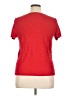 Christopher & Banks Red Short Sleeve Top Size XL - photo 2