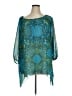 Apt. 9 100% Polyester Teal 3/4 Sleeve Blouse Size 1X - photo 1
