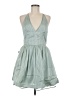 Bebe Stripes Green Cocktail Dress Size 6 - photo 1