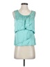 Talbots 100% Silk Teal Sleeveless Silk Top Size 2 (petite) - photo 1