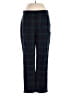 J.Crew 100% Polyester Plaid Green Dress Pants Size 6 (tall) - photo 1
