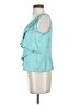 Talbots 100% Silk Teal Sleeveless Silk Top Size 2 (petite) - photo 5