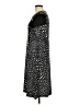 Unbranded 100% Polyester Polka Dots Black Casual Dress Size L - photo 5