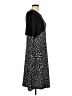 Unbranded 100% Polyester Polka Dots Black Casual Dress Size L - photo 4