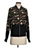 Say What? 100% Polyester Floral Black Jacket Size S - photo 1