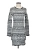 Helmut Lang Graphic Gray Casual Dress Size P (petite) - photo 1