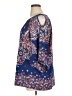 MULTIPLES Paisley Blue 3/4 Sleeve Blouse Size 1X - photo 5
