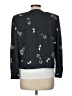 Adrianna Papell 100% Silk Graphic Black Jacket Size 8 - photo 2