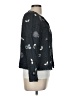 Adrianna Papell 100% Silk Graphic Black Jacket Size 8 - photo 4