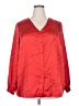 Alfani 100% Polyester Red Long Sleeve Blouse Size 2X - photo 1