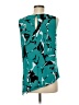 Worthington Teal Sleeveless Blouse Size M - photo 2