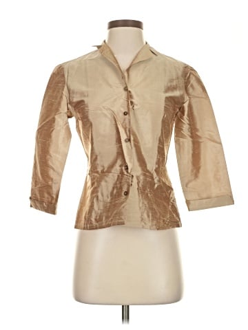 Ann Taylor 3/4 Sleeve Silk Top (view 1)