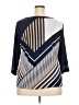 JM Collection Blue 3/4 Sleeve Top Size 2X - photo 2