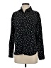 Morgan Taylor 100% Polyester Polka Dots Black Long Sleeve Blouse Size S - photo 1