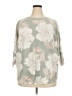Sioni 100% Polyester Floral Gray Pullover Sweater Size 2X - photo 1