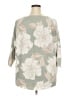 Sioni 100% Polyester Floral Gray Pullover Sweater Size 2X - photo 2