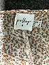 Polly 100% Polyester Gold Tan Long Sleeve Blouse Size 0 - photo 3