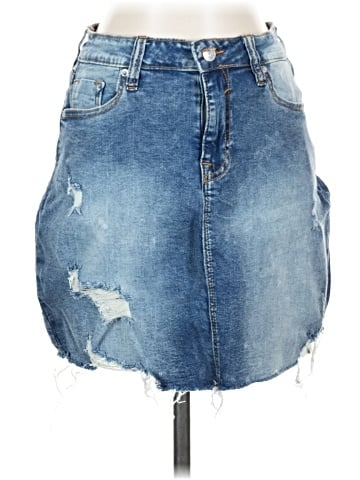 Vigoss Denim Skirt (view 1)