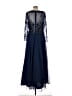 Xscape 100% Nylon Blue Cocktail Dress Size 12 - photo 2