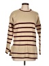 ANNIEWEAR Stripes Tan Pullover Sweater Size L - photo 1