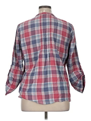 Coldwater Creek 3/4 Sleeve Button-Down Shirt (view 2)