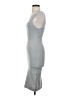 Fall Winter Spring Summer Solid Gray Casual Dress Size S - photo 5