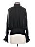 Ann Taylor 100% Polyester Black Long Sleeve Blouse Size S - photo 1