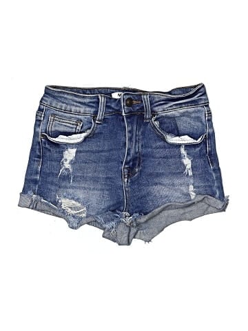 Wax Jean Denim Shorts (view 1)