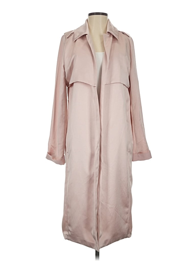 Pre-owned Express Trenchcoat In Pink