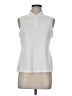 Antigua White Sleeveless Button-Down Shirt Size M - photo 1