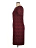 Calvin Klein Tweed Burgundy Casual Dress Size 14 - photo 5