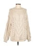 Unbranded 100% Polyester Ivory Pullover Sweater Size S - photo 1