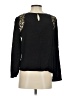 E2 Clothing 100% Rayon Black Long Sleeve Blouse Size S - photo 2