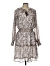 Unbranded 100% Polyester Animal Print Brown Casual Dress Size L - photo 1