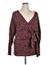 SIMPLE By Suzanne Betro Burgundy Kimono Size 1X - photo 1