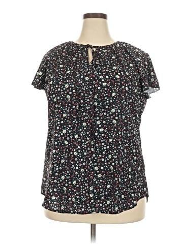 SimpleFun Short Sleeve Blouse (view 1)