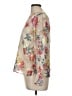 Ann Taylor LOFT 100% Polyester Floral Ivory Tan 3/4 Sleeve Blouse Size M - photo 5