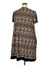 Kohl's Print Brown Casual Dress Size XXL - photo 2