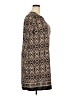 Kohl's Print Brown Casual Dress Size XXL - photo 4