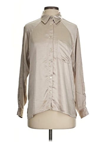 Line & Dot Long Sleeve Blouse (view 1)
