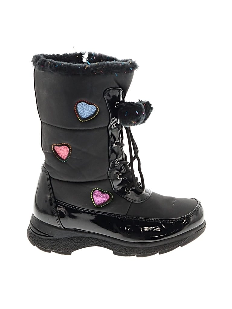 Pre-owned Totes Kids' Boots In Black