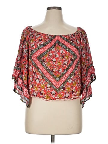 Taylor & Sage 3/4 Sleeve Blouse (view 1)